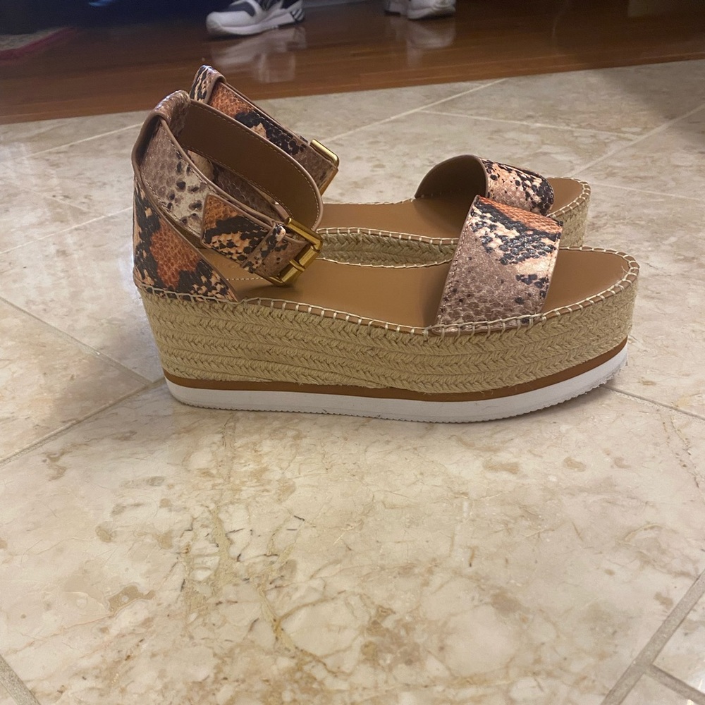 See by Chloe espadrille platform sandals
